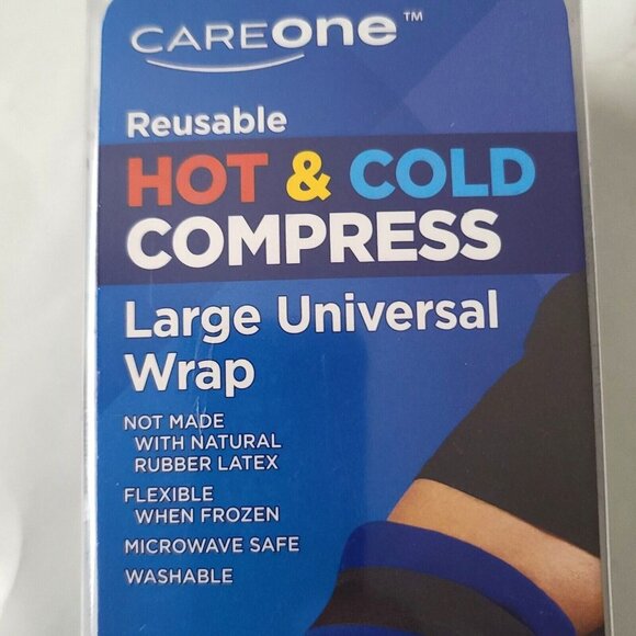 Care One Reusable Hot/Cold Large Universal Compress Wrap 10"x15" Back Knee NEW - Picture 4 of 8